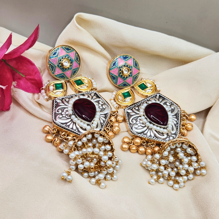 SAANJH KASHMIRI EARRINGS