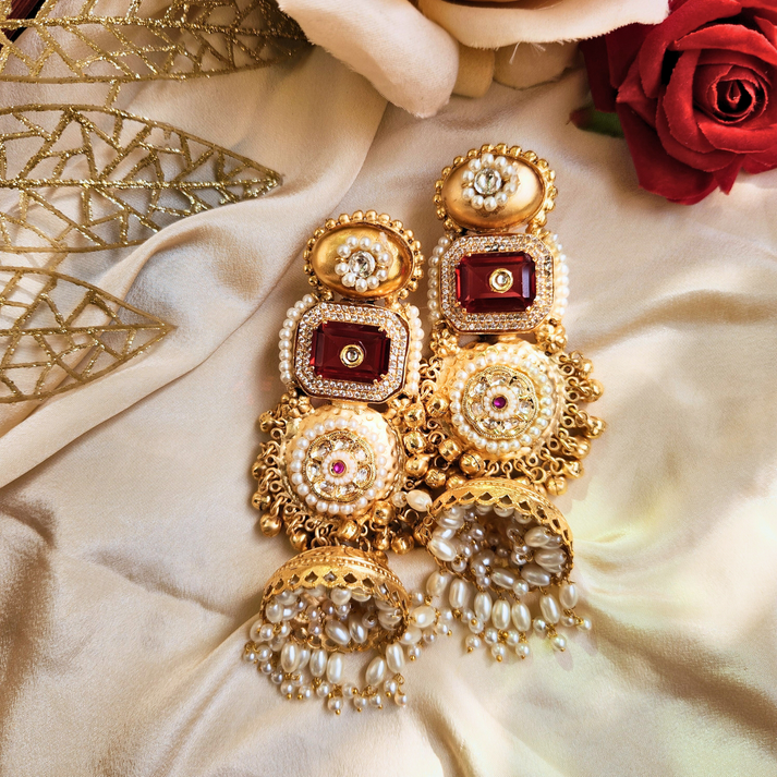 ADVIKA KASHMIRI EARRINGS